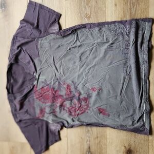 Guess Men T-Shirt Purple Red M